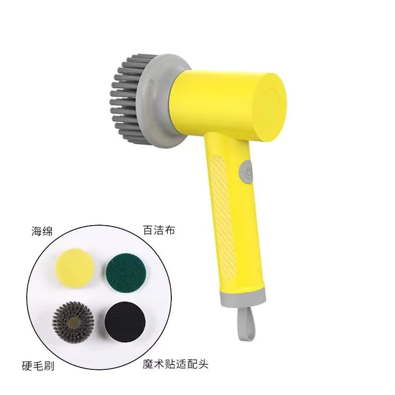 image-S2 Electric Cleaning Brush - Yellow Rechargeable
