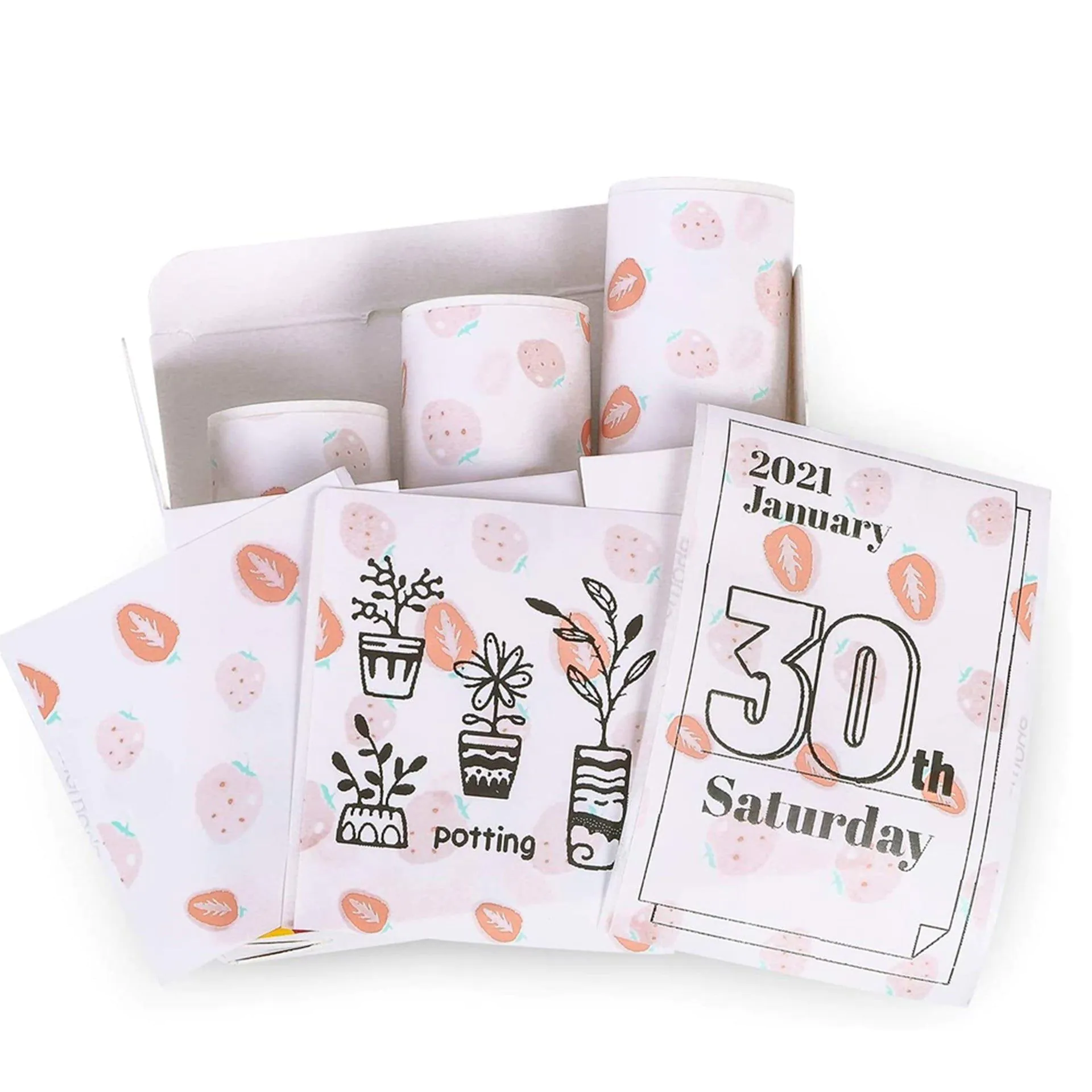 image-Phomemo 53mm Self-Adhesive Thermal Paper for T02 Printer - 3-Proof