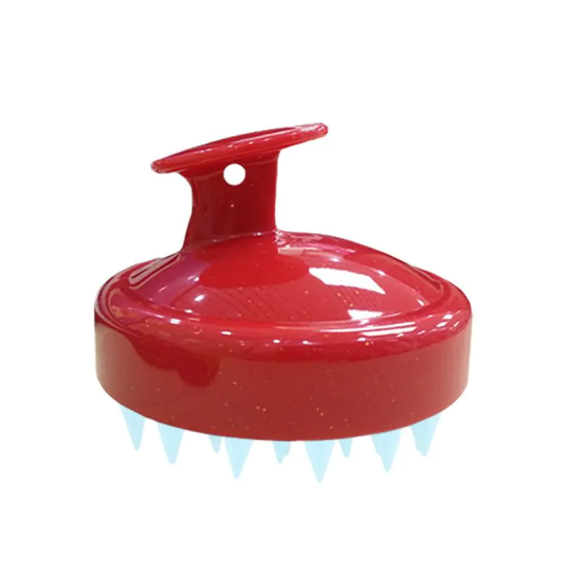 image-Platinum Fly Silicone Bath Massage Brush - Translucent Yellow