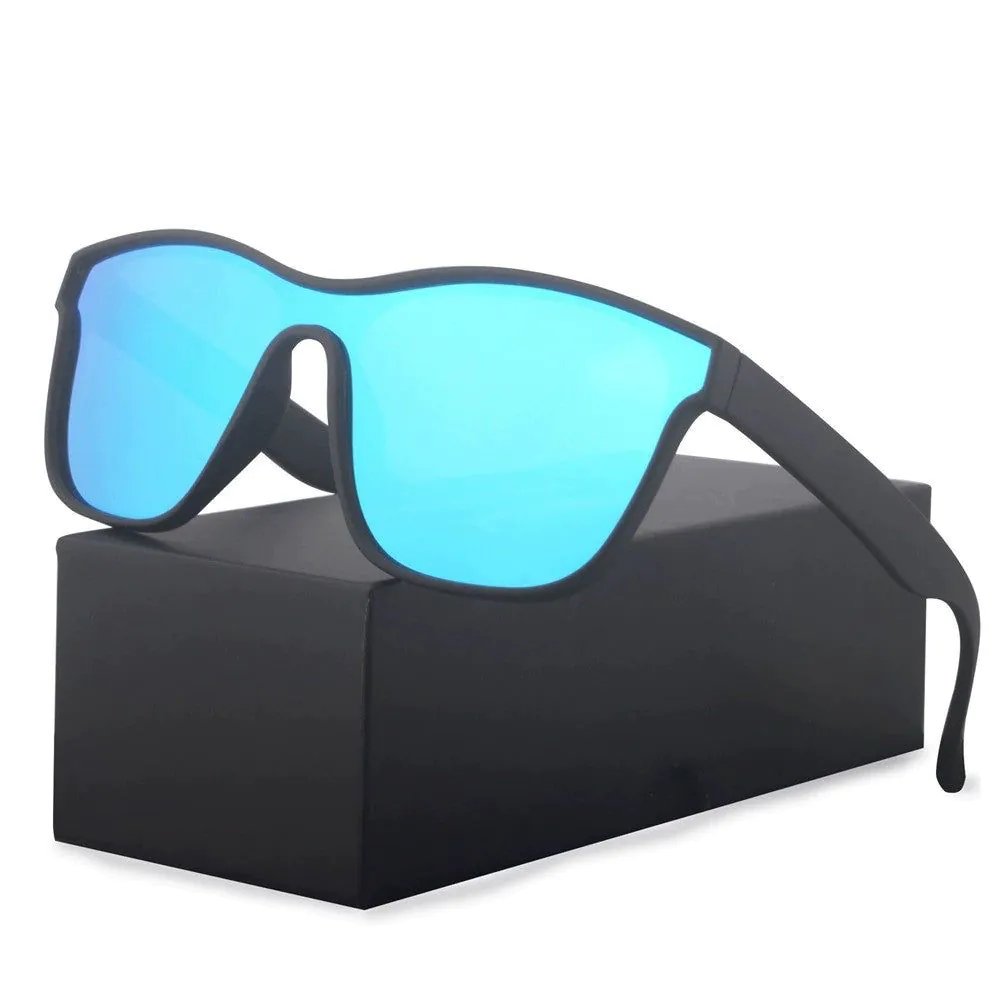 image-USOM Polarized Sunglasses - Black Round Frame