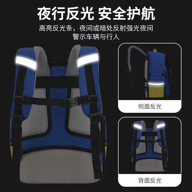 image-Chunlong Waterproof Comic Schoolbag for Grades 1-6 - 36-55L Backpack