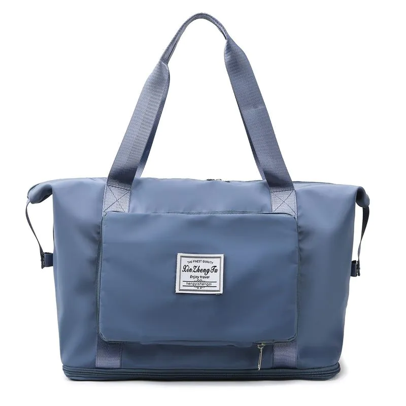 image-Travel Bag Dry Wet Separation Medium Gray 