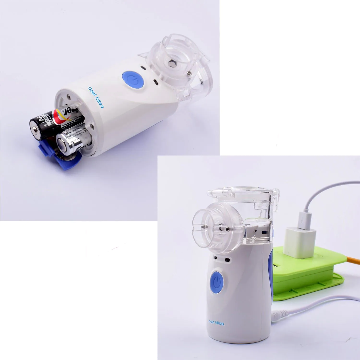image-Neutral Ultrasonic Humidifier Atomizer YM-3R9 Blue