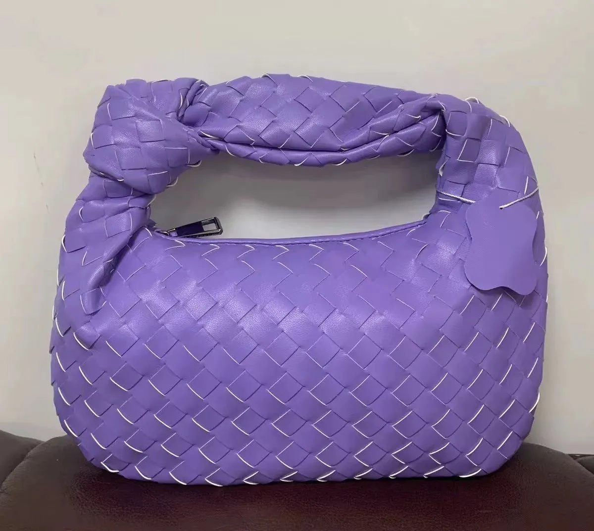 image-Cross-border Woven Handbag - Cloud Dumpling Style 