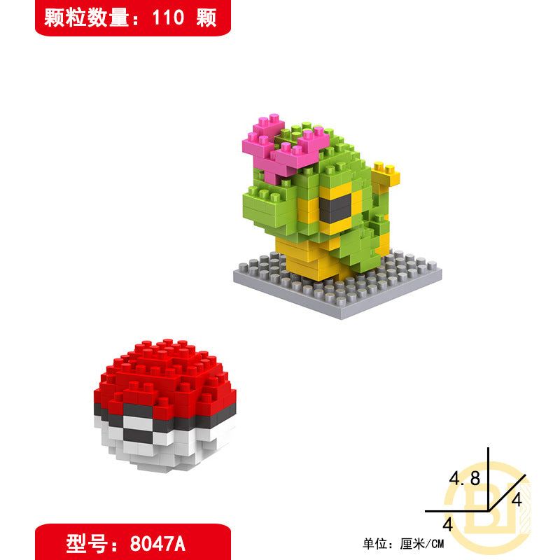 image-LBYU Pokemon Diamond Particle Micro Building Block 