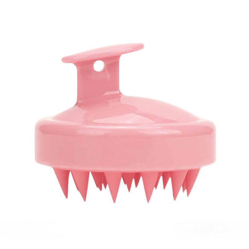image-Platinum Fly Silicone Bath Massage Brush - Translucent Yellow