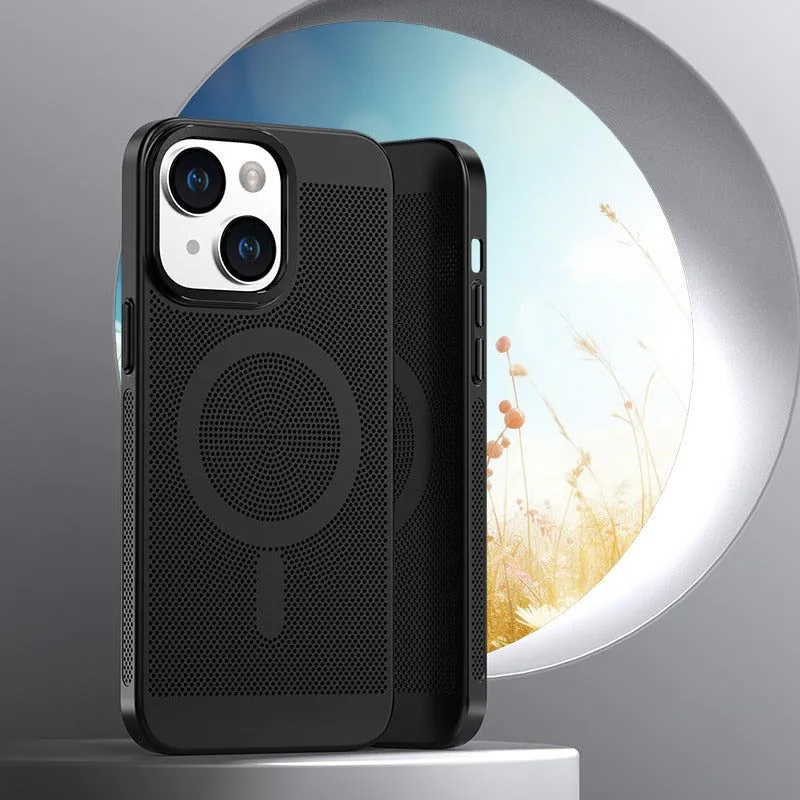 image-Apple 14 Magnetic Phone Case, Ultra-Thin Cooling, iPhone 13, 12 Pro Max