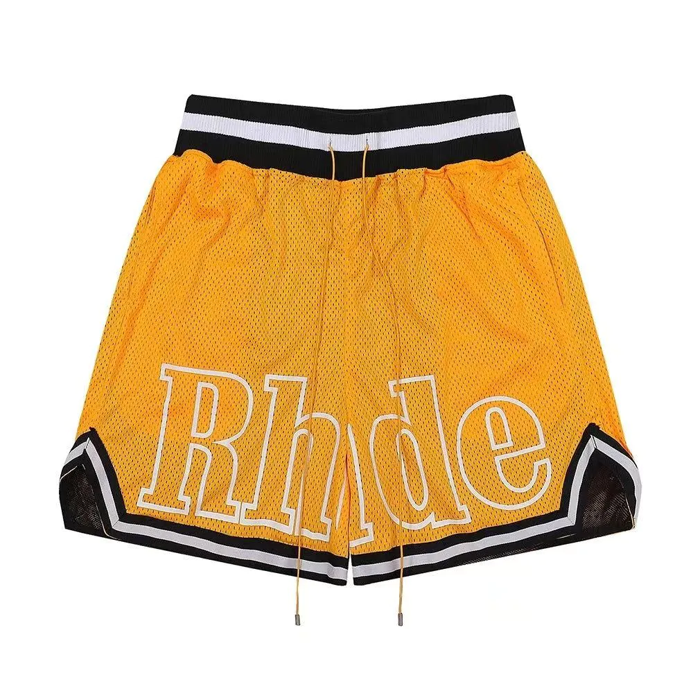 image-Men's Shorts Navy Blue Cotton Blend Breathable XXXL 
