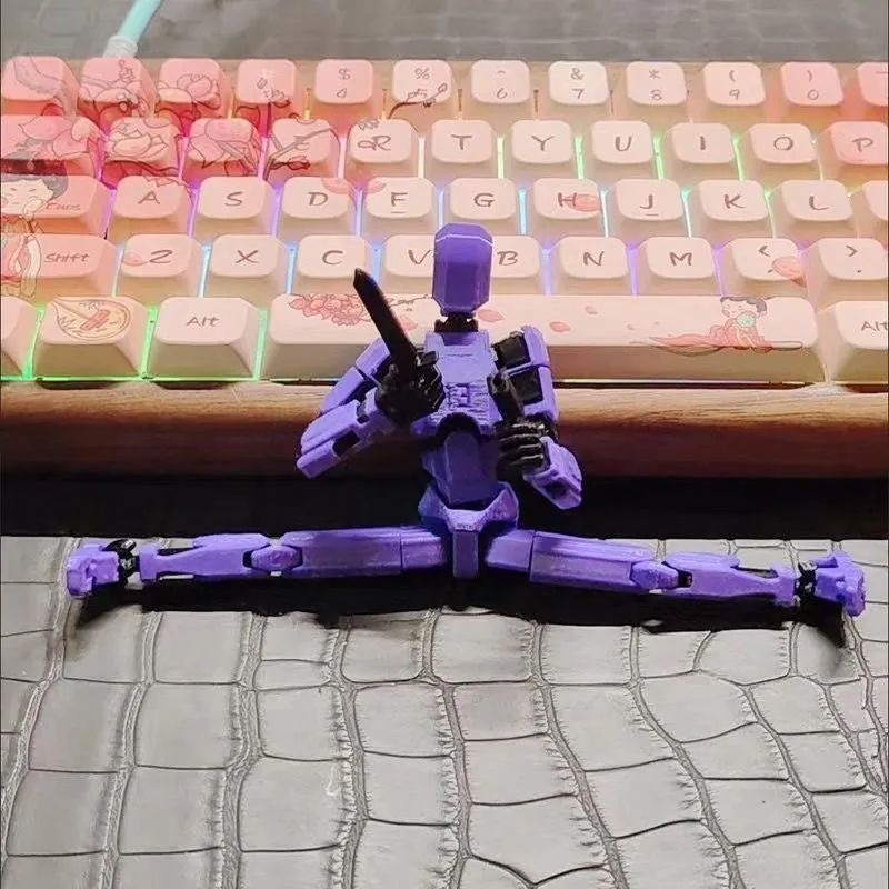 image-Dummy13 3rd Gen Articulated Action Figure - 3D Printed Plastic