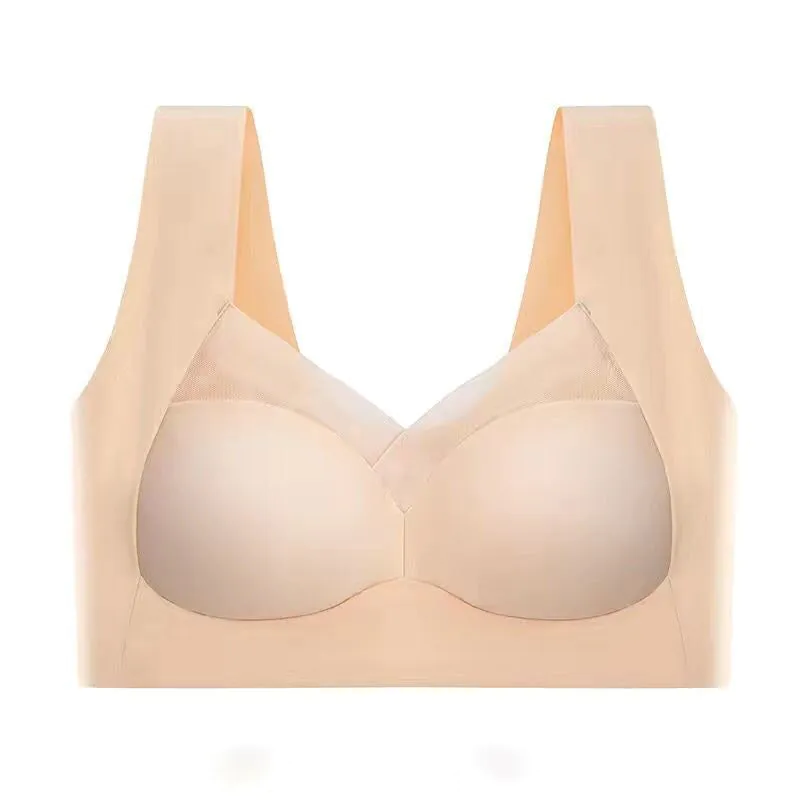 image-Yingzina Ice Silk Sports Bra - Royal Blue XXXL