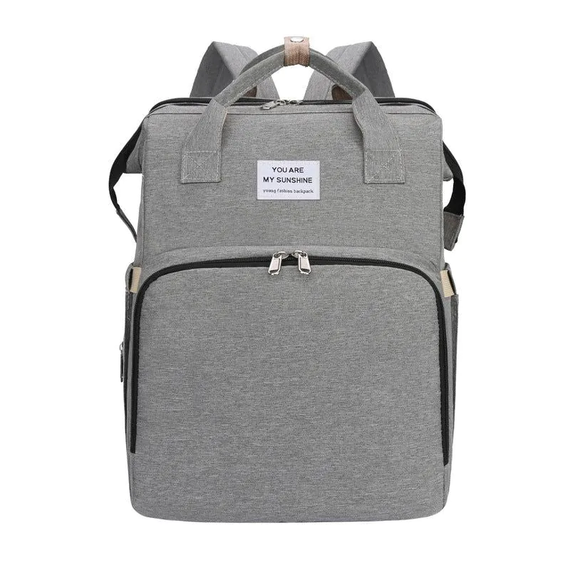 image-Mummy Bag Backpack - Pink 20-35L Diaper Bag