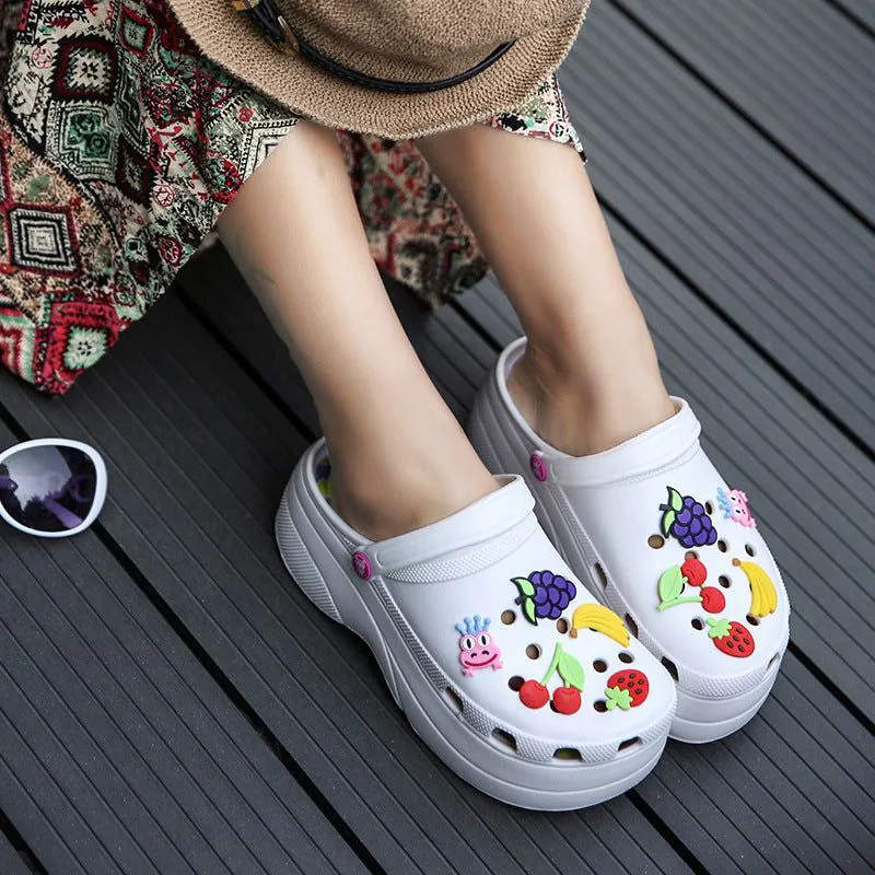 image-Teacup Mouse Clogs - White EVA Sole Korean Style