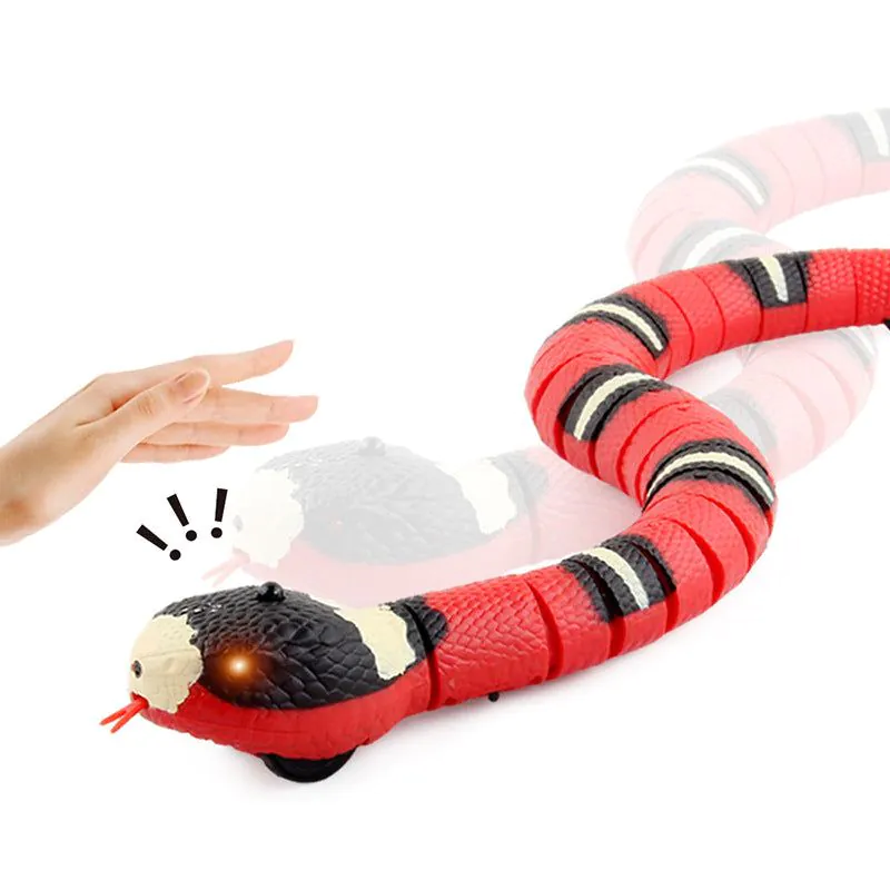 image-Remote Control Rattlesnake Toy - Silver