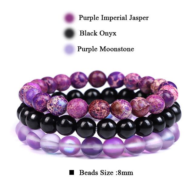 image-Raycom Pink Crystal Agate Bracelet - Women