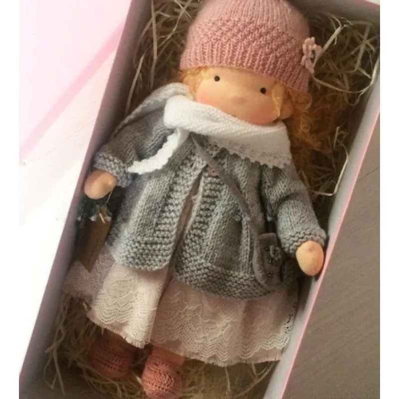 image-Waldorf Doll Cotton Handmade - Christmas Gift 