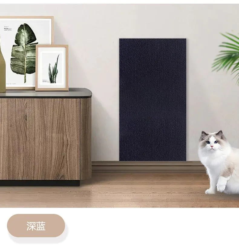 image-Cat Scratch Protector Mat - Self-Adhesive Furniture Guard