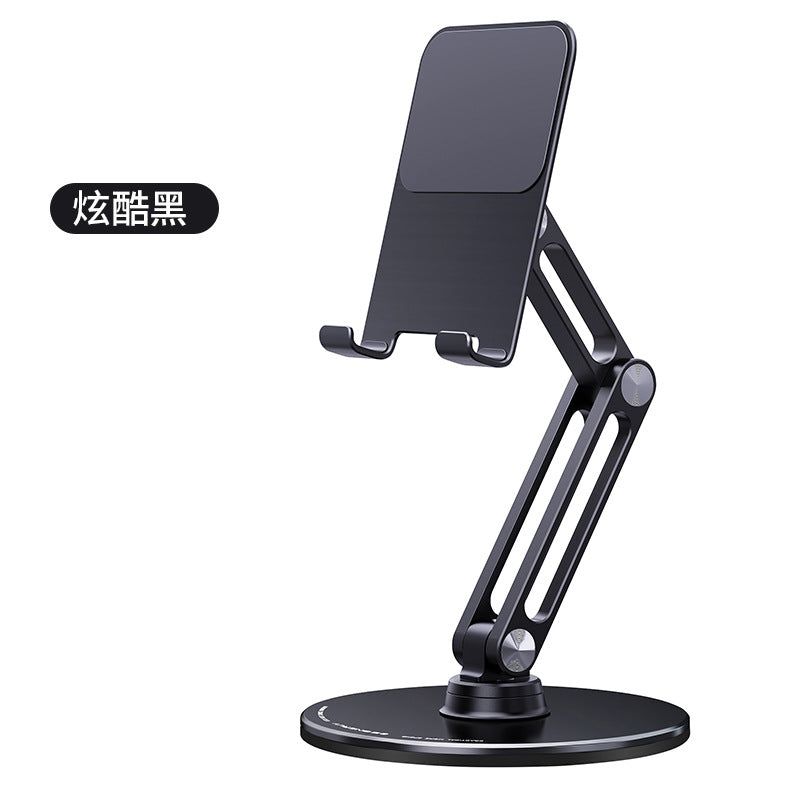 image-Aluminum Alloy Foldable Tablet Phone Bracket - Silver