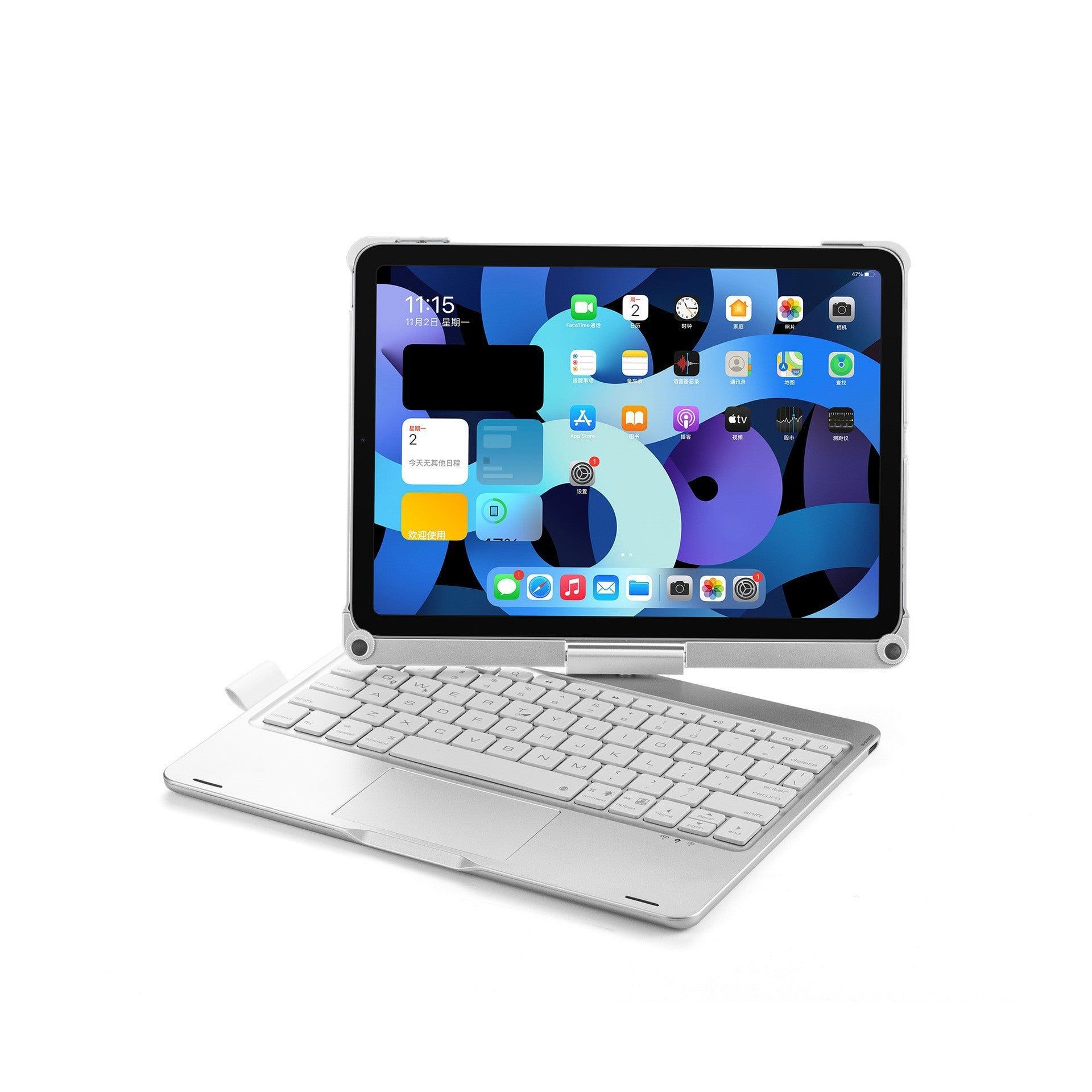 image-Rotating Touch Bluetooth Keyboard Case for iPad Pro 12.9" (2022)
