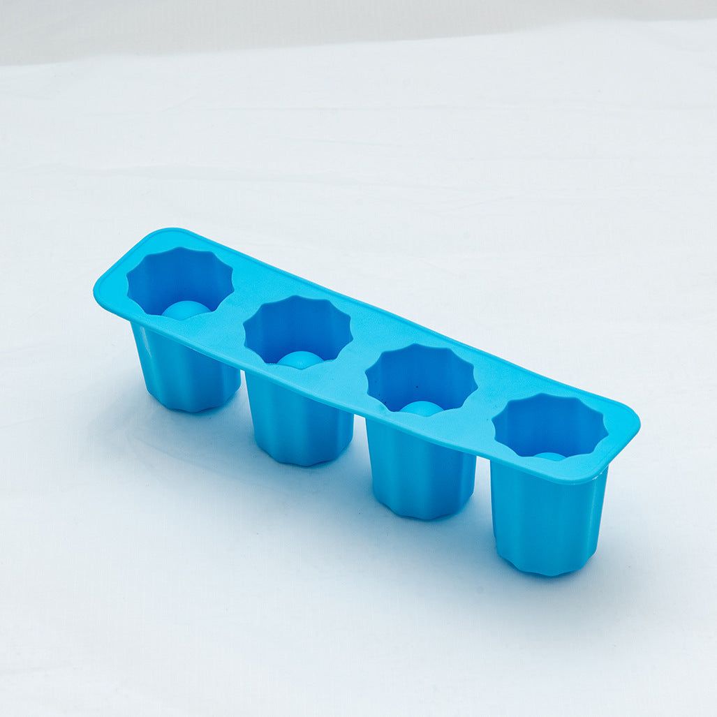 image-LHS Ice Tray - Silicone Square White Quick Freeze