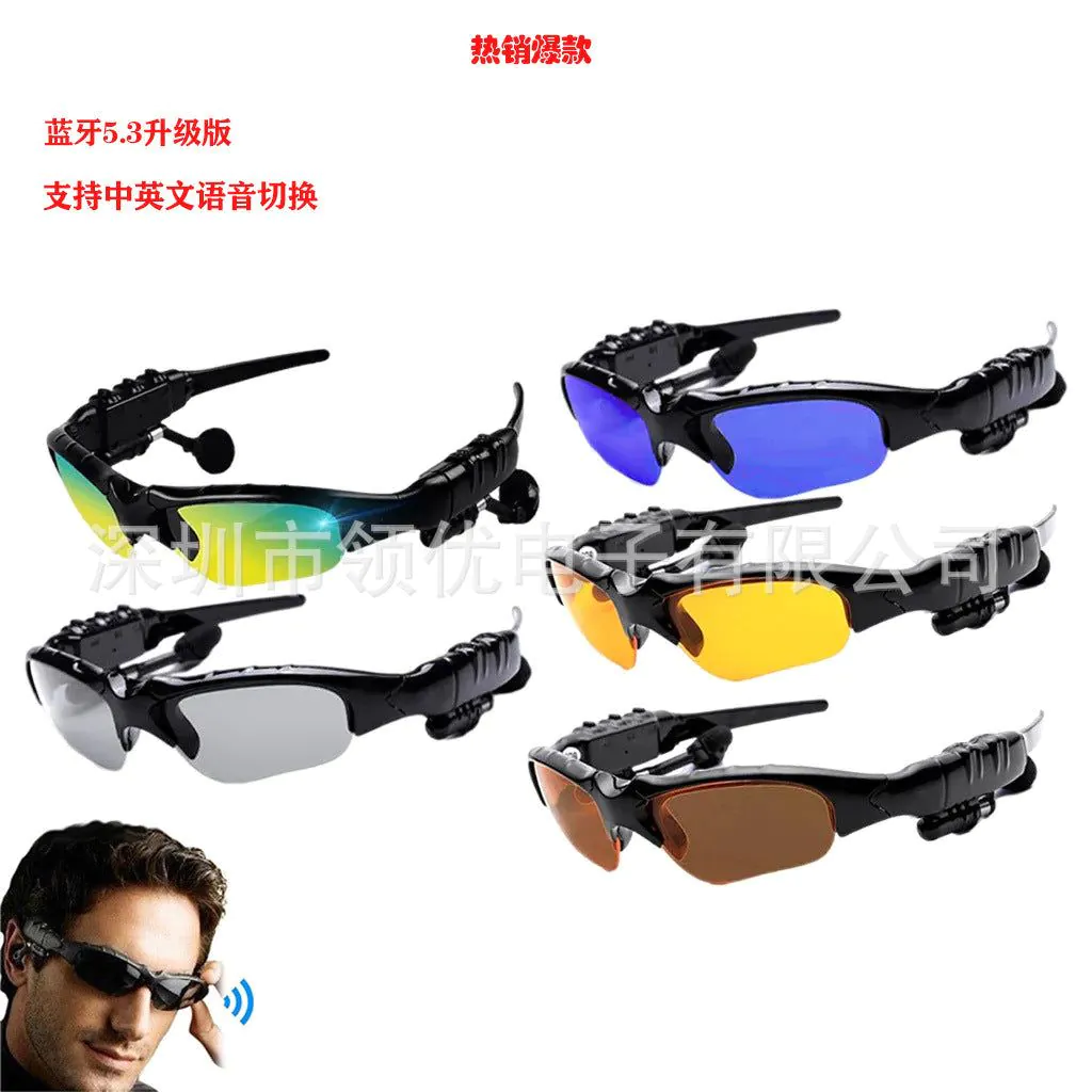 image-Smart Bluetooth 5.3 Sunglasses - Music & Calls Wireless