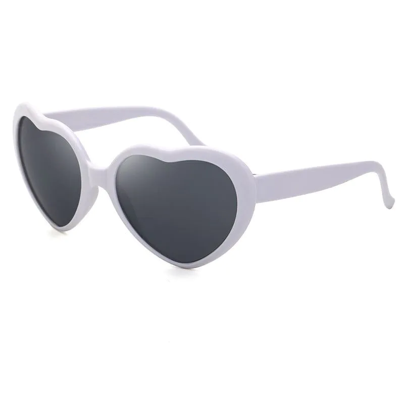 image-Mori Fox Heart Sunglasses - Black UV400