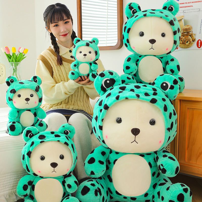 image-Creative Transformation Frog Lily Plush Toy