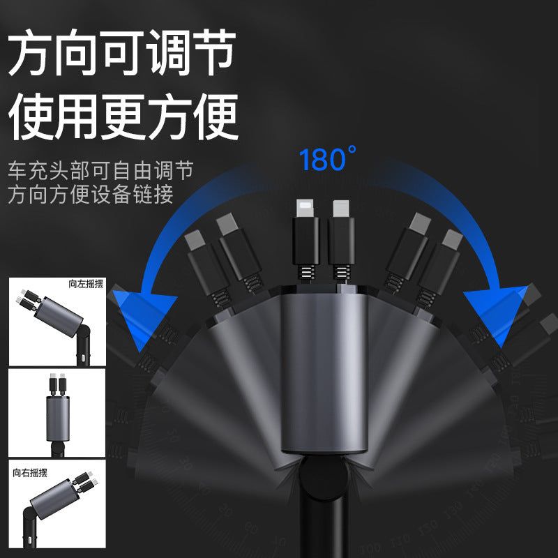 image-Dual USB Car Charger - 40W Fast Charging Type-C