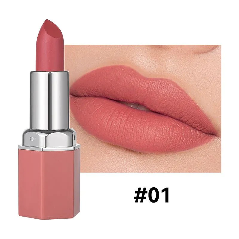 image-Veechion Hexagonal Matte Lipstick #06 3.5g