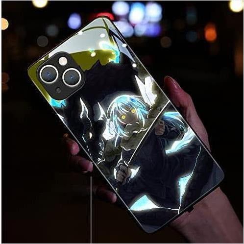 image-Butterfly Mecha LED Light-Up iPhone 15 Glass Case - Black