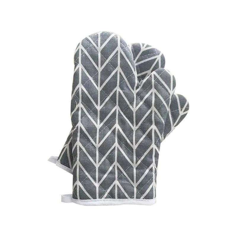 image-Microwave Oven Gloves Heat Resistant - White
