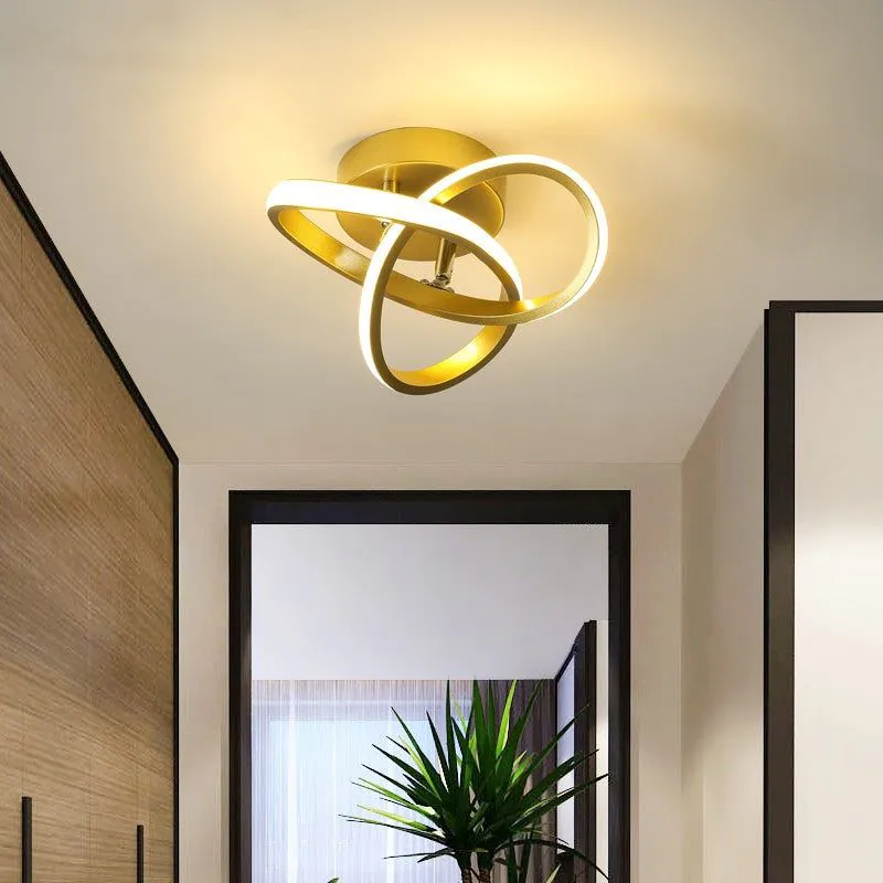 image-Nordic LED Ceiling Light - Porch Aluminum