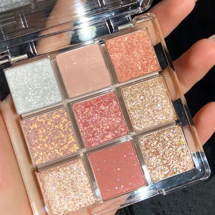 image-JADED Desert Rose Eyeshadow Palette - 9 Color Matte