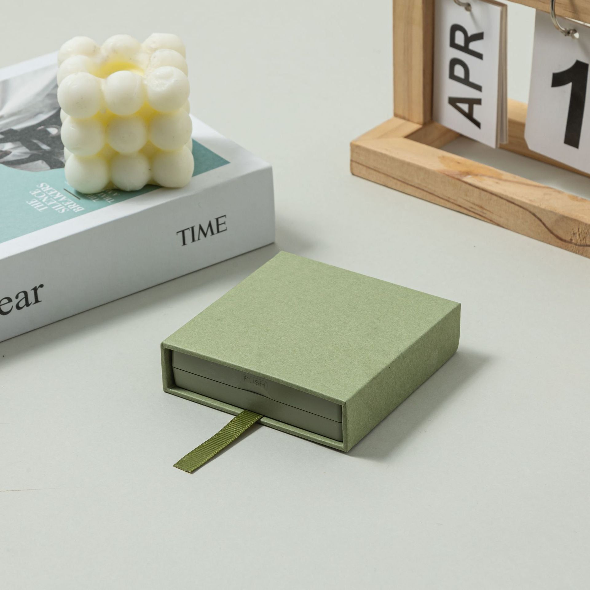 image-Jewelry Storage Box - Plastic Display Case with Dust Cover 