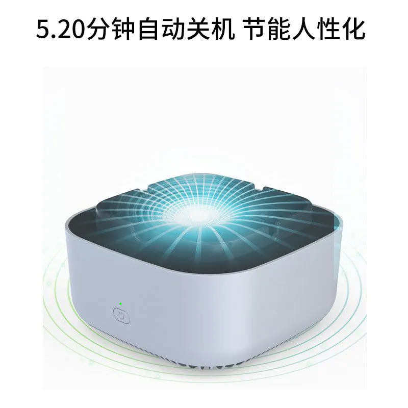 image-Compact Smart Ashtray - Negative Ion Air Purifier