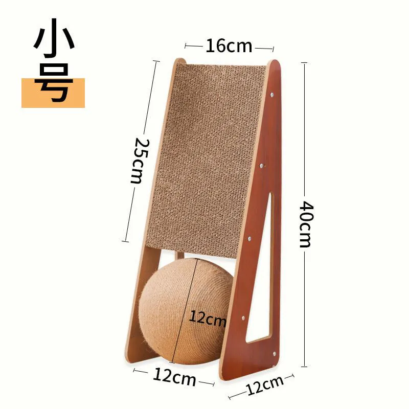 image-Pet Cat Scratching Board Corrugated Paper