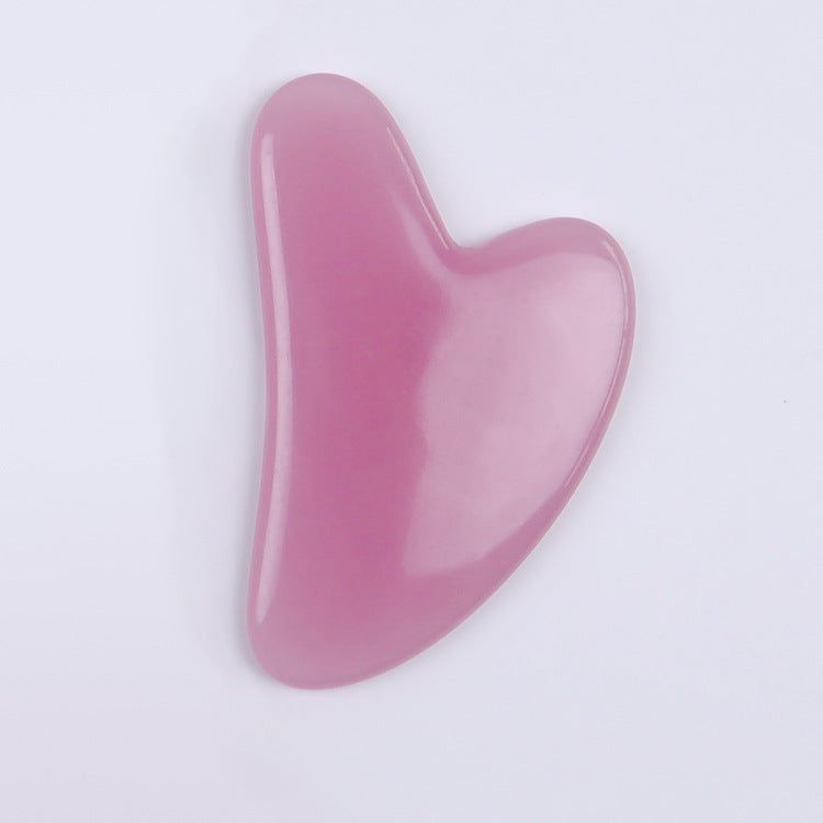 image-Hot Selling Pink Crystal Jade Roller Massage Set 