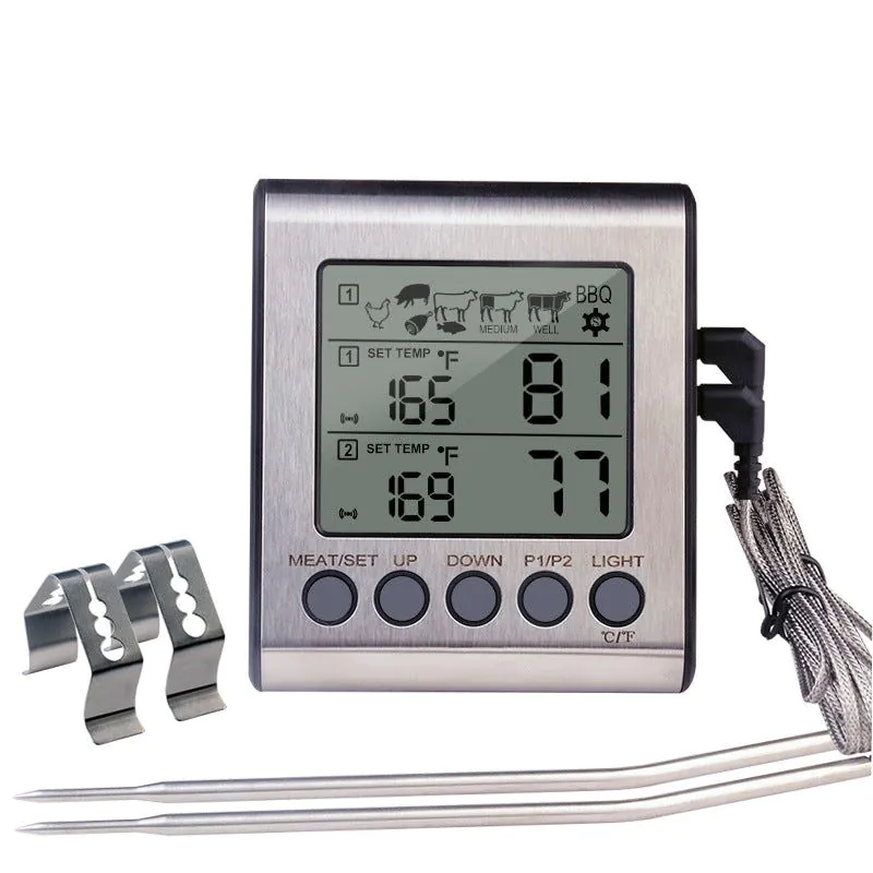 image-6030 Dual Probe Food Thermometer - Meat BBQ