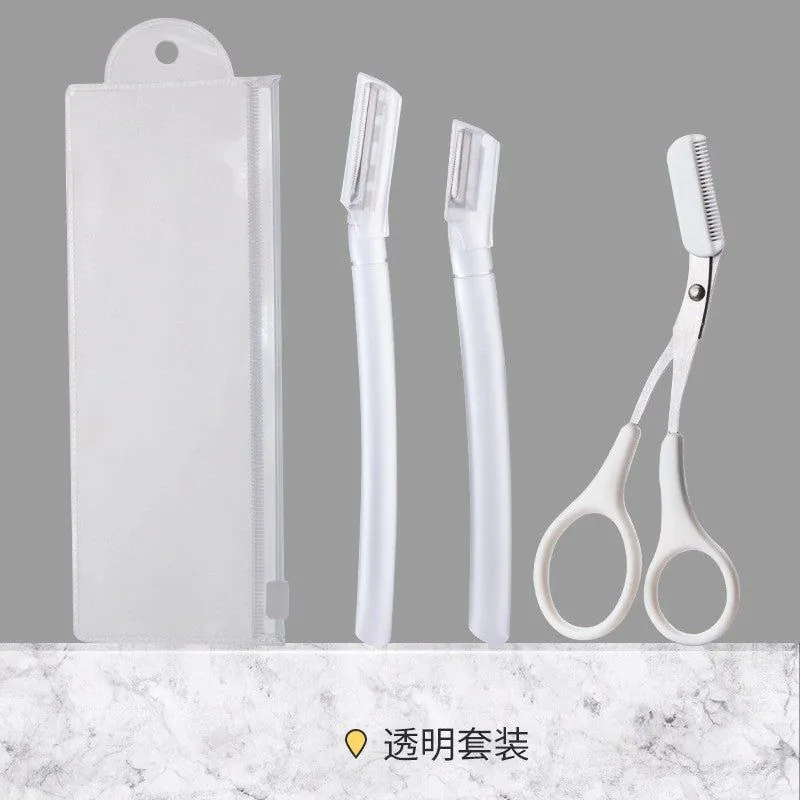 image-Portable Eyebrow Trimmer - Anti-Scratch Replaceable Blade