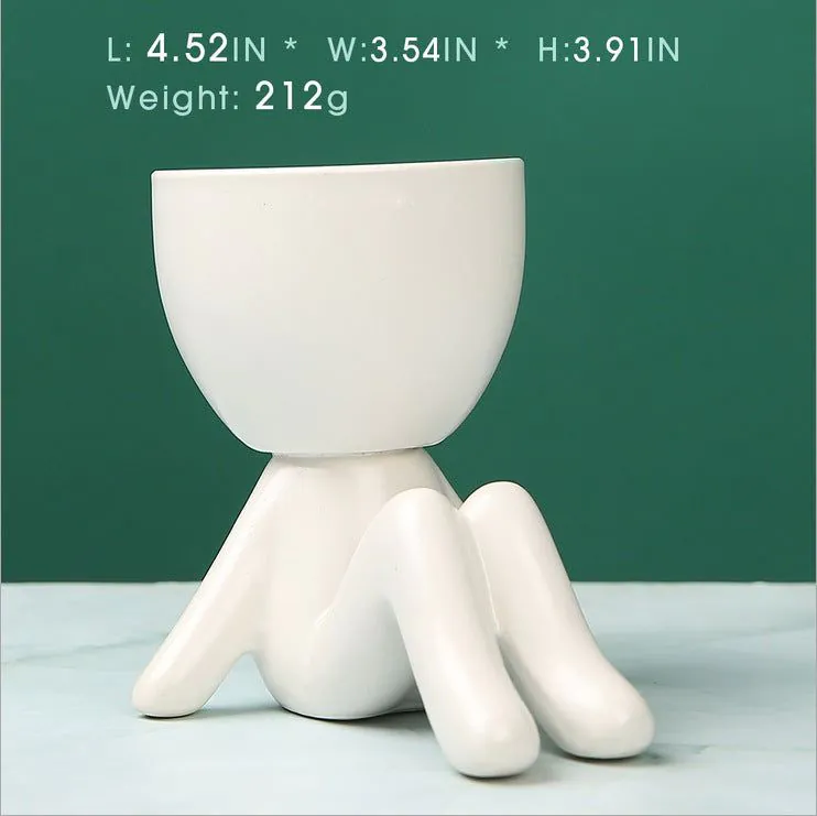 image-Sanwuxuan Nordic Ceramic Succulent Pot