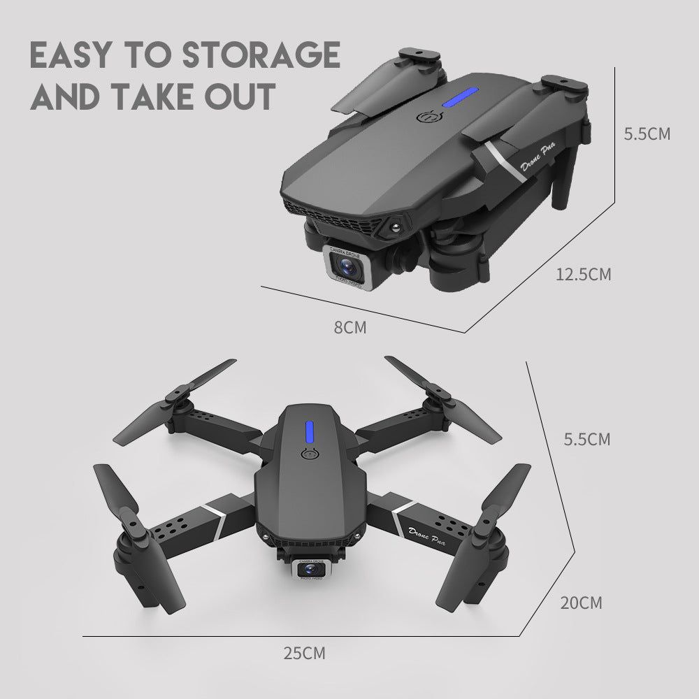 image-E88pro Folding Drone 4K Camera - Black