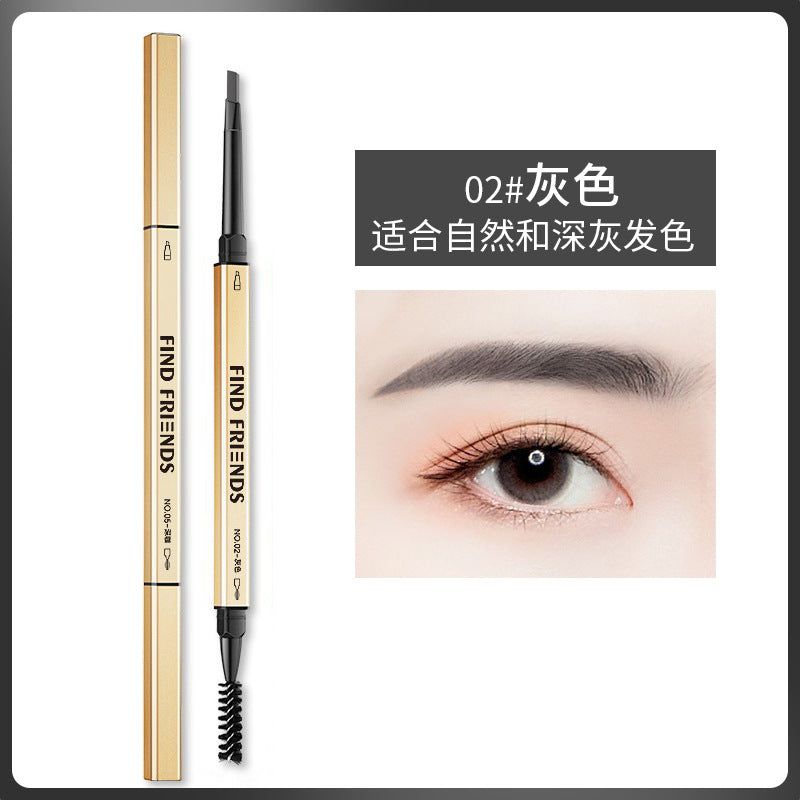 image-Eyebrow Pencil 4-Head Fork Waterproof Long-Lasting 