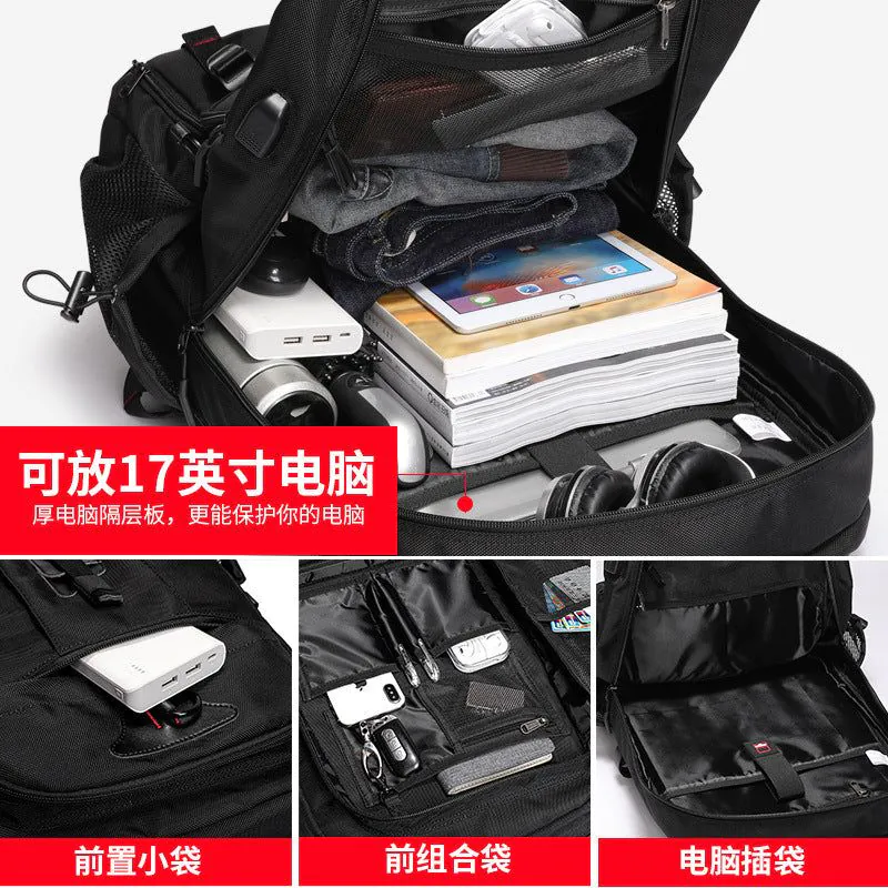 image-Travel Backpack Men 80L Camouflage Large