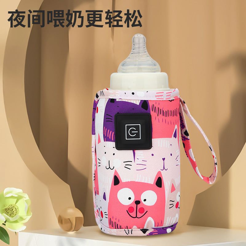 image-Nine Zero USB Milk Warmer - Camouflage Pink
