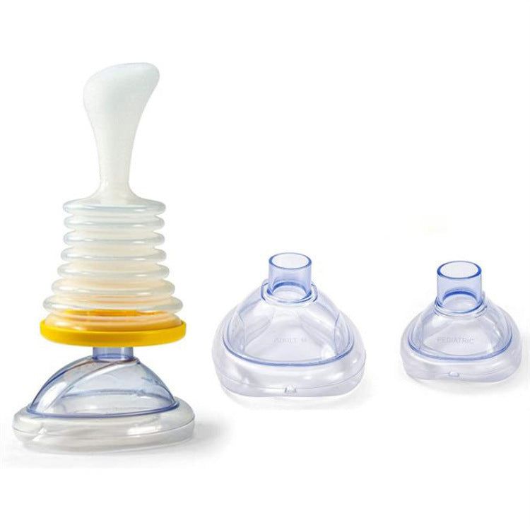 image-Pediatric Respiratory Trainer Choking First Aid Mask - Plastic