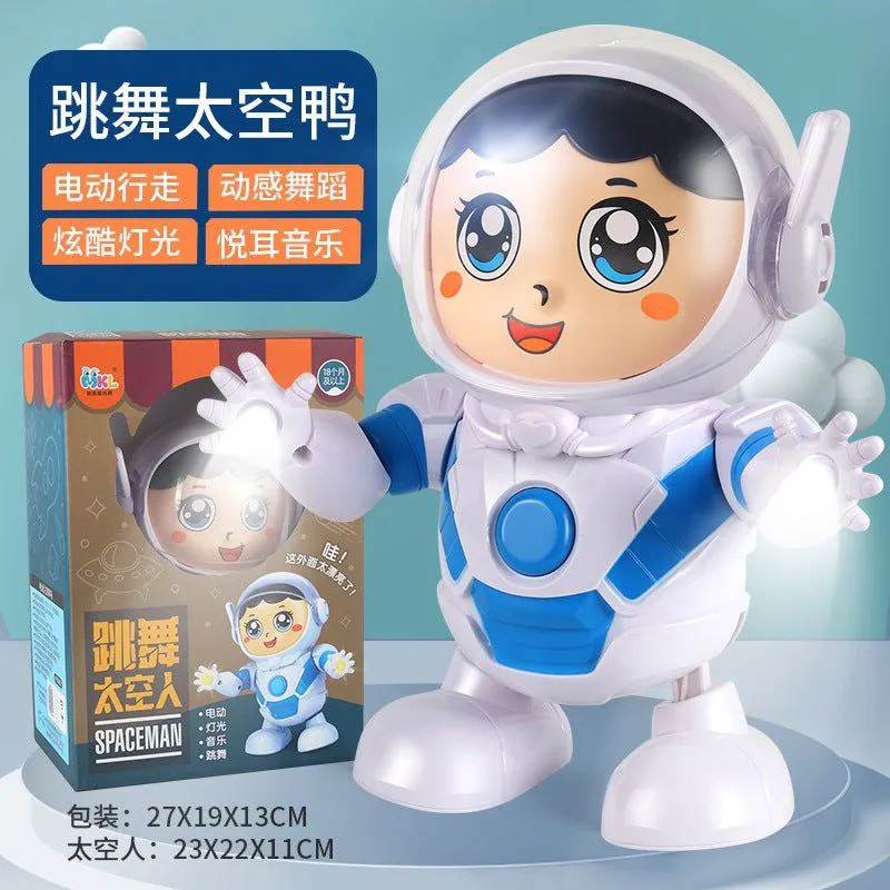 image-Texi Talking Dancing Robot Duck Toy for Kids - Blue