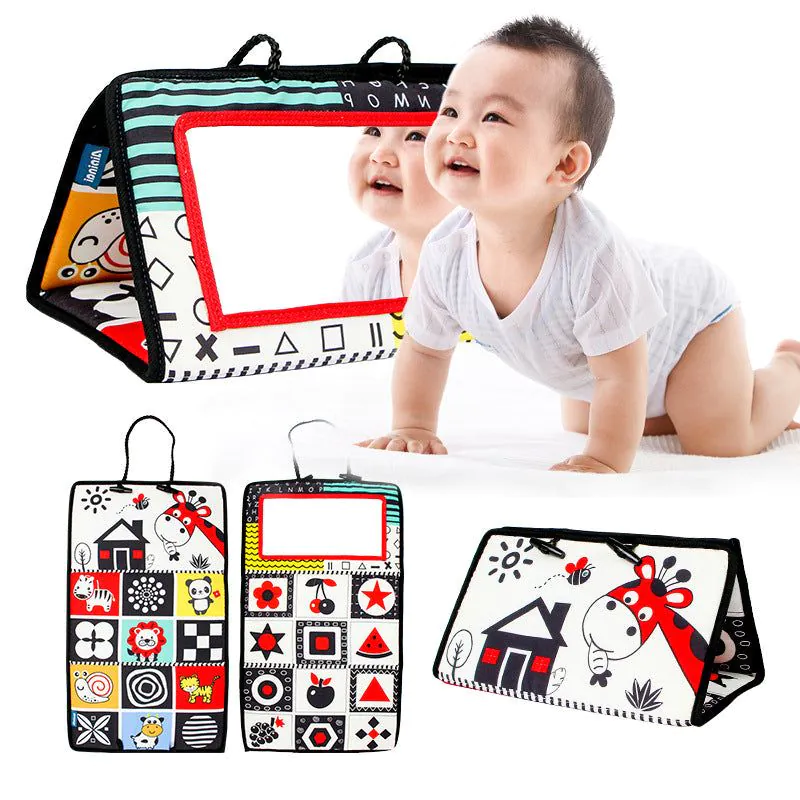 image-Aipinqi Baby Fun Mirror - Orange Foldable Toy