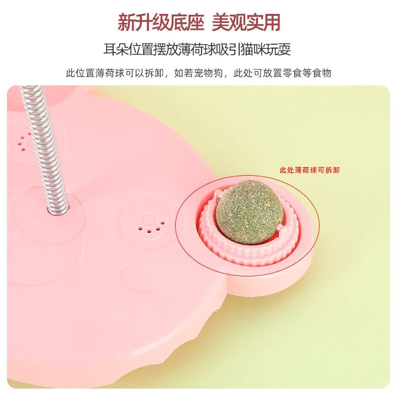 image-Interactive Cat Toy Ball - Puzzle Feeder Plastic