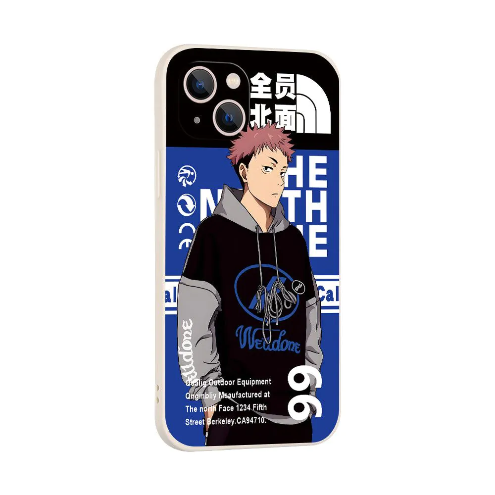 image-iPhone 14 Max TPU Cartoon Case - Anti-fall Black