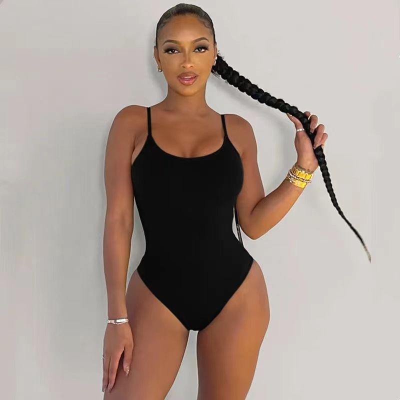 image-Silu Fei One-Piece Swimsuit - Red 4XL Backless