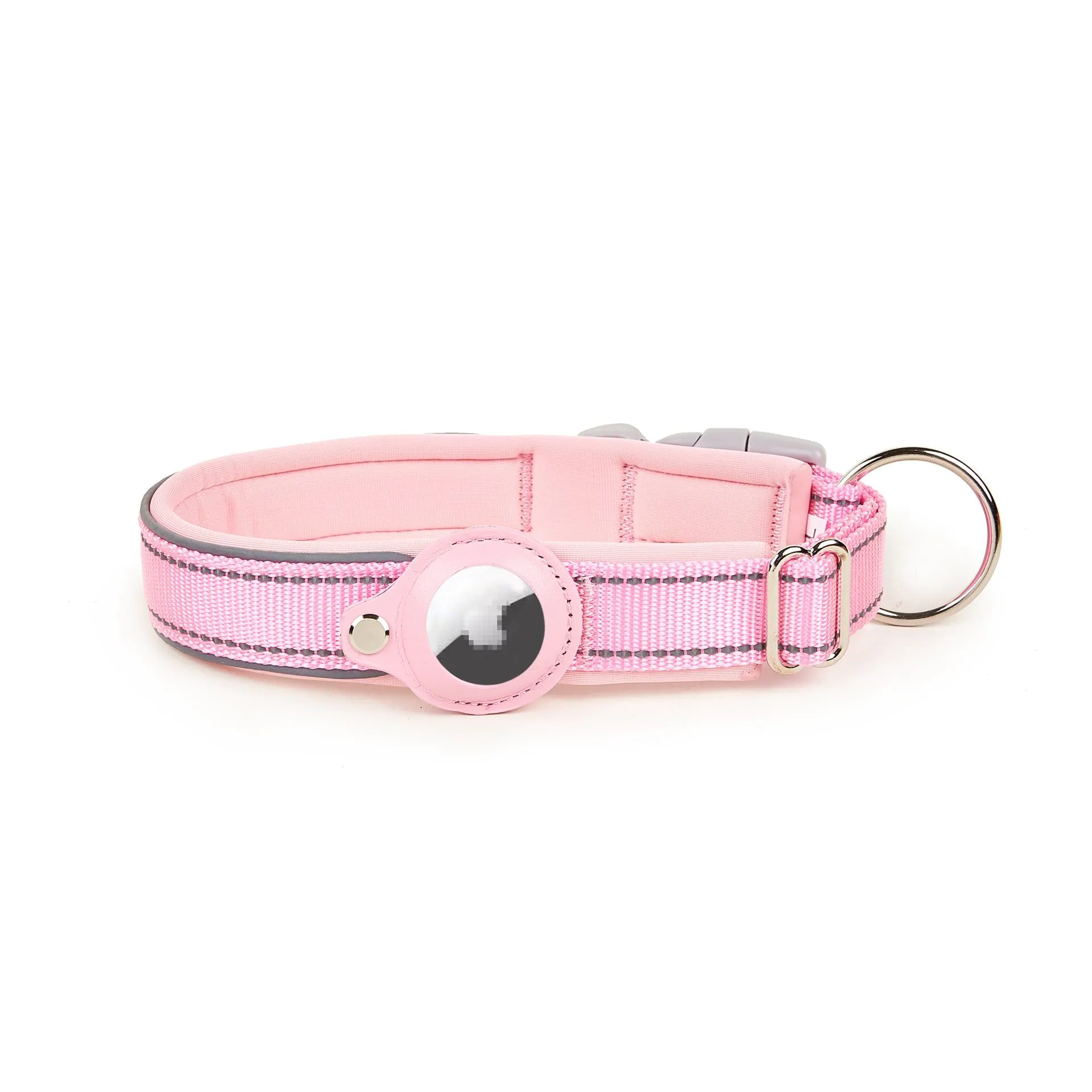 image-Wanda Pet Collar Tracker XL - Grass Green Nylon